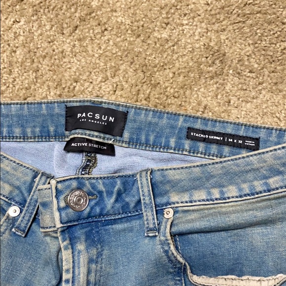 Men’s stacked skinny jeans - Picture 2 of 4